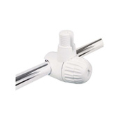 Nuova Rade 43257 - Antenna Bracket For Rail Ø18-27mm, Plastic, White