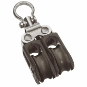 Barton N00230 - Size 0 20mm Plain Bearing Pulley Block Double Swivel