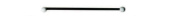 U-Rope Sail Binder 30 cm Black Elastic - 25 meters