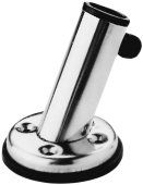 Allpa Stainless Steel Flag Pole Base With Deck Mount Base 45°, Inner Size Ø22mm