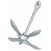Plastimo Folding Grapnel Anchor with Straight Flukes 1.5 kg to 8 kg