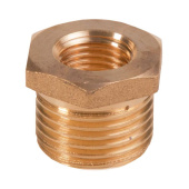 Brass Reducing Ring Outside Thread 1/2" - Internal Thread 1/4"