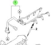 Bukh 36720-3A110 - Glow Plug Wiring Assembly for S270J Engines