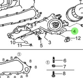 Nanni Diesel 970314031 - Oil Cooler Cover Sub-Assembly for T4 Series Engines