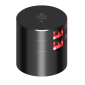 Lopolight 301-009ST-B-CD - Navigation Light 2NM 112.5° Red, Double Port, Black w/Connector & CD-Base