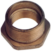 Allpa Brass Staight Reducer, 1-1/4"x1"