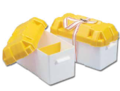 Trem N0174250 - Battery-holder Kanguro White/Yellow Moplen