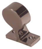 Allpa Stainless Steel Grab Rail End Fitting 120°, Ø22,25mm, H=49mm