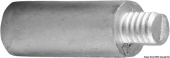 Volvo Penta 800476 Heat Exchanger Manifold Zinc Pencil Anode Ø 15,5x40+10 mm 7/16" Thread - Osculati 43.540.00