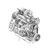 John Deere SE501688 - REMAN Diesel Engine