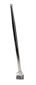 Allpa Stainless Steel Tapered Stanchion Ø25mm, H=500mm, 2-Holes (250/500mm)