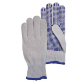 PSP Glove 20-300 Poly Cotton Knitted PVC Dot, One Size