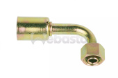 Webasto 6280106FG001A - Crimp Fitting Female 5/16 Inch 90 Degrees O-Ring 5/8 Inch 18unf 2B (Previous: 80106FG001)