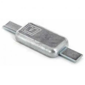 Vetus BOA006Z - Bolt-on Hull Anode Zinc, Rectangular 5,60kg
