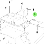 Bukh 14720-15006B - Clip for R210J and S270J Engines