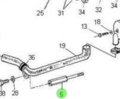 Nanni Diesel 970307899 - Heat Exchanger Spacer for HE Series Engines