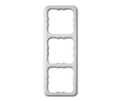 Inprojal Cover Frame (3) 60x166mm Smooth/White High Gloss