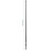 Scout Quick 1 3dB VHF Antenna 1.0m Black