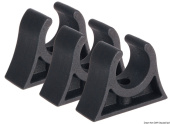 Osculati 34.358.19 - Tube Cclip Black 19/20 mm (10 pcs.)