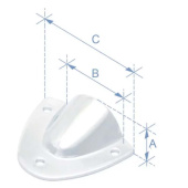 Lalizas 92790 - Vent Cover, Stainless Steel 316, 11.8x27x44.8mm