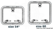 Osculati 19.410.54 - LEWMAR Low Profile Hatch 54