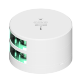 Lopolight 301-008ST-WH-UL - Navigation Light 2NM 112,5° Green, Starboard, Double, White Coated, UL