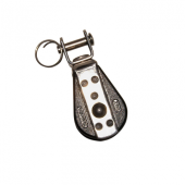 Viadana Delrin Ball Bearing Single Block with Swivel Toggle U-Shaped Head for Rope up to 6-8 mm, 22-28 mm Sheave