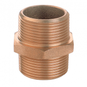 Guidi Brass Nipple M-M BSP, Male Thread Pipe Fitting