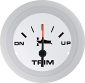 Veethree 31744E - White Domed Trim Meter Yamaha