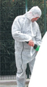 White Polypropylene Suit L