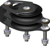 Antal 00712 - Aluminum Block, Ball Bearing, Double Foot Block