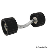 Osculati Boat Trailer Heavy-Duty Side Rollers 120 x 75 mm with Butterfly Bracket