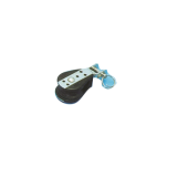 Allpa Plastic Single Block (With Swivel), 8mm, Ball Bearing 28mm, SWL 150kg, Breaking Load 750kg