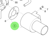 Steyr Z002028-0 - Painted Solenoid Assembly With Seal for MO236-FDE Engines