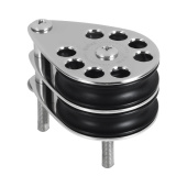 Antal S0612 - Stainless Steel 316 Block Series 65, Ball Bearing, Double Deck Block