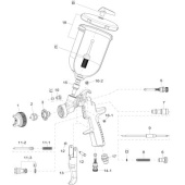 Iwata Air Cap For Iwata AZ3 HTE2 - 1.8/2.0 Nozzle