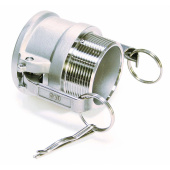 Kamlok Female Part B, Stainless Steel 1/2" Outside Thread