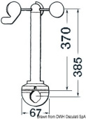 Osculati 29.600.21 - Raymarine Wind Z195 Transducer
