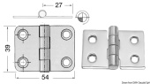 Osculati 38.817.50 - 2-mm hinges thickness