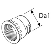 Webasto 1320922A - Union Nut For Air-Outlet D60