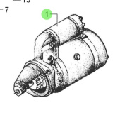 Bukh 600-00540 - Starter Motor for EPA28, EPA36, and EPA48 Engines