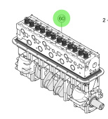 Steyr MT60184-1 - Partial Engine for Steyr MO306H59 and MO286H43