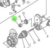 Nanni Diesel 970313095 - Starter Retainer for N4 Series Engines