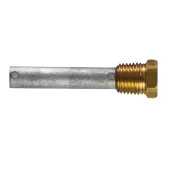 Tecnoseal 02152T - Martec Pencil Anode Ø10 L.40 Complete With Brass Plug 1/4''Bspt