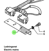 Bukh 000E5174 - Angle Bracket for Multiple Plug on DV Series Engines