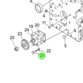 Nanni Diesel 970314175 - Crankcase Bolt for N4 Series Engines