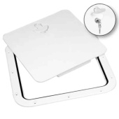Nuova Rade 45178 - Inspection Hatch w/ Rem. Cover & Lock, White, 380x380mm