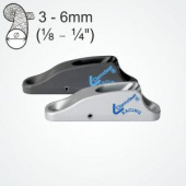 Clamcleat CL230 Racing Junior Mk1 Cleats with Bottom Roller for 3–6 mm Rope