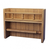 Teak Spice & Paper Towel Rack 33 x 10 x 25.5 cm