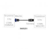 Lowrance Patch Adapter For Connector 7 Pin Male To 9 Pin Female